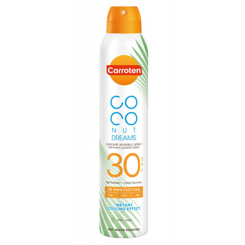 Carroten Dry Mist Coconut Dreams SPF30 Izsmidzināmā migla 200ml