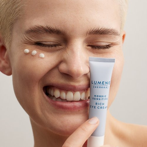 Lumene Nordic Sensitive [Herkkä] Rich Eye Cream Barojošs krēms acu apvidum bez smaržvielām 15ml