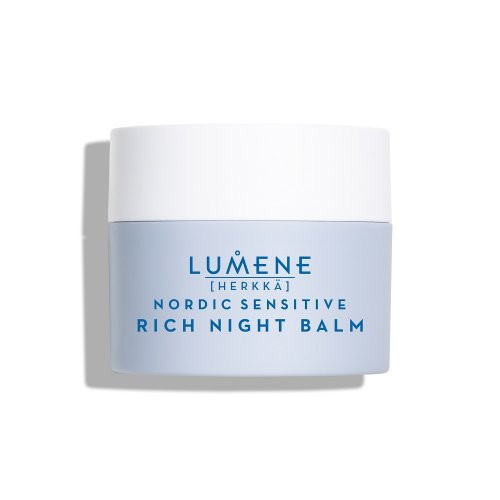 Lumene Nordic Sensitive [Herkkä] Rich Night Balm Barojošs nakts balzams bez smaržvielām 50ml