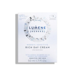 Lumene Nordic Sensitive [Herkkä] Rich Day Cream Barojošs dienas krēms bez smaržvielām 50ml