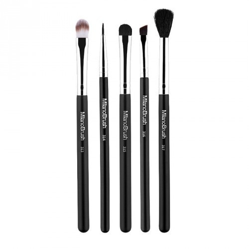 Milano Brush Essential Eye Brush Kit otu komplekts acīm 