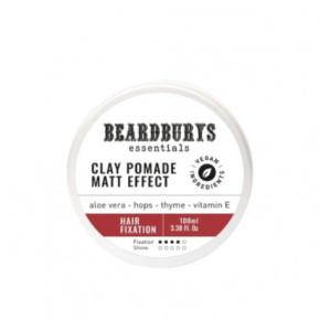 Beardburys Essentials Wax Clay Pomade Matt Effect Matu pomāde ar matētu efektu 100ml