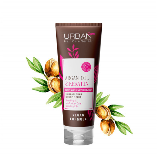 Urban Care Argan Oil & Keratin Hair Conditioner Kondicionieris ar keratinu un arganeļļu 250ml