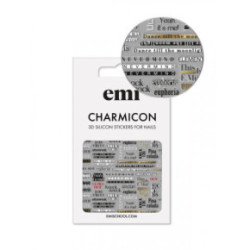 E.Mi Charmicon Silicone Stickers Nagu uzlīmes #170 Zipper