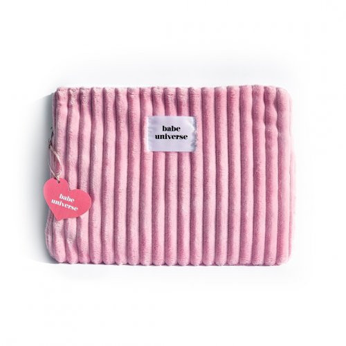 Babe Universe Handmade Baby Pink Laptop Sleeve Datora apvalks Pink